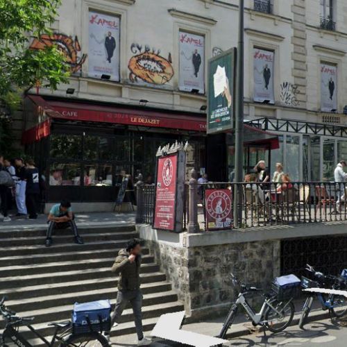 Le théâtre Déjazet de nos jours © Google Earth