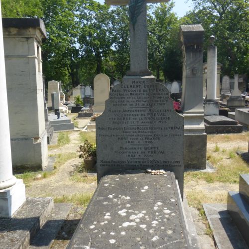 Sépulture de PRÉVAL Claude Antoine Hippolyte de © MCP