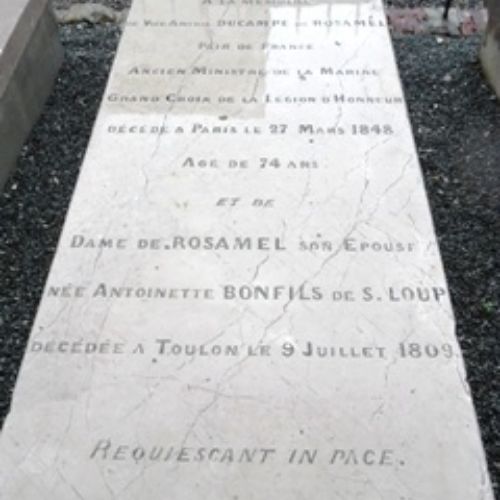 Sépulture de ROSAMEL, Claude Charles Marie DU CAMPE (DUCAMPE) de © Ph. Landru