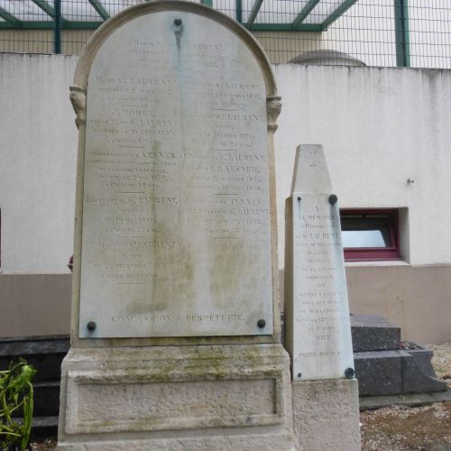 Sépulture de SAINT-LAURENT Louis Joseph Auguste Gabriel de © MCP